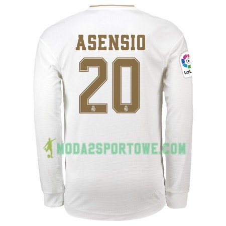 Koszulka Real Madryt Marco Asensio 20 Domowe Stroje Piłkarskie 2019/20 Długi Rękaw